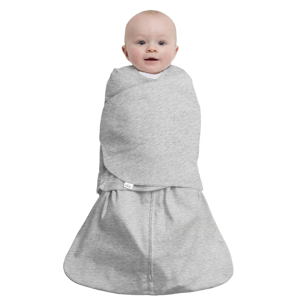 Halo Gigoteuse D'emmaillotage été Sleepsack 0-3 Mois Heather Grey 2 Halo Gigoteuse D'emmaillotage été Sleepsack 0-3 Mois Heather Grey – Image 2