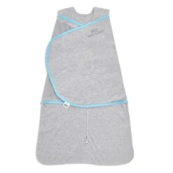 Halo Gigoteuse D'emmaillotage été Sleepsack Ideal Temp 0-3 Mois Heather Grey