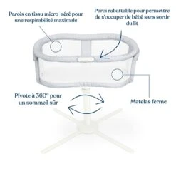 Halo Lit Cododo Pivotant 360° Bassinest Essentia -Allobébé ad063146055 2