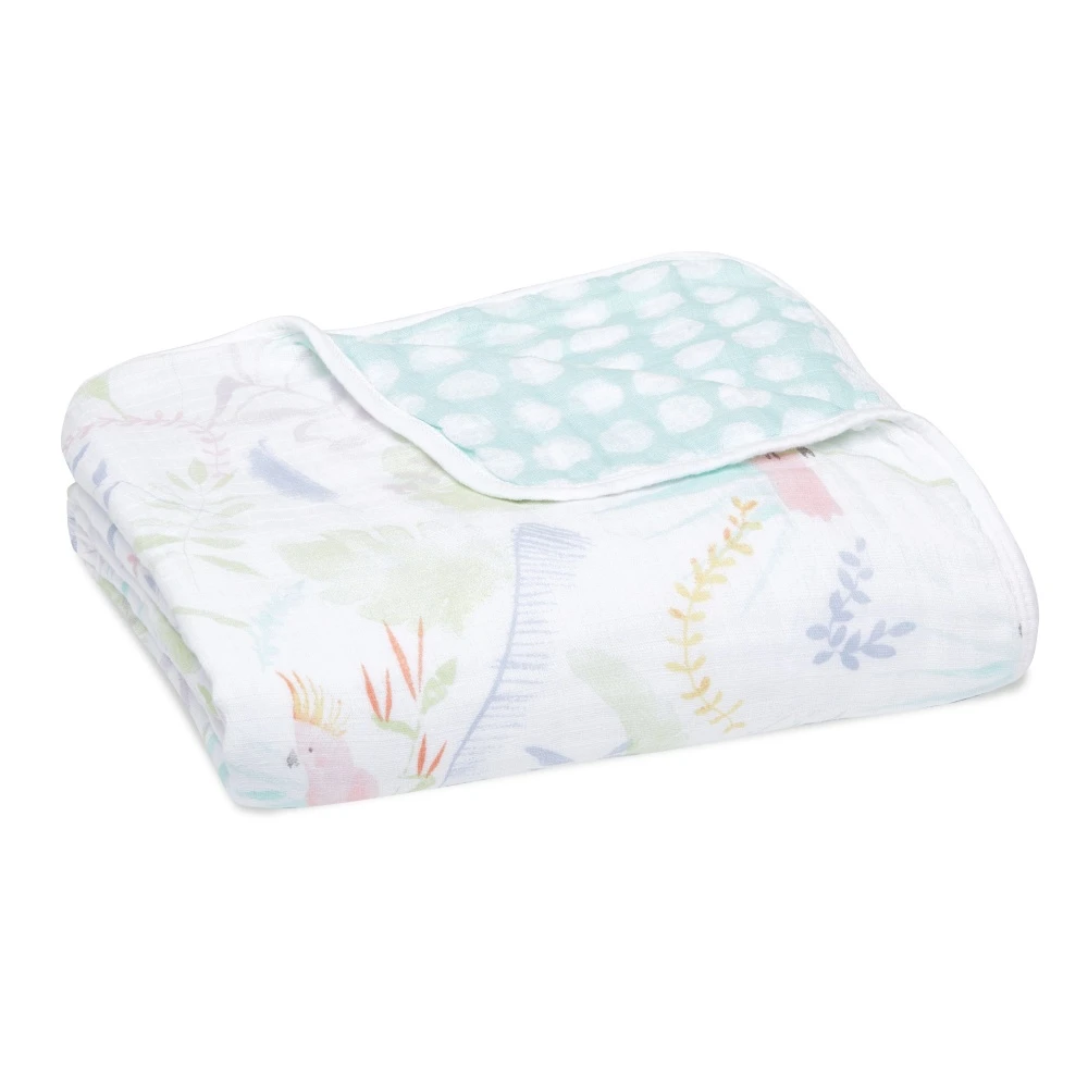 Couverture En Mousseline De Coton Tropicalia 1 Couverture En Mousseline De Coton Tropicalia