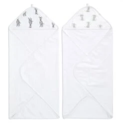 Lot De 2 Capes De Bain Safari Babes