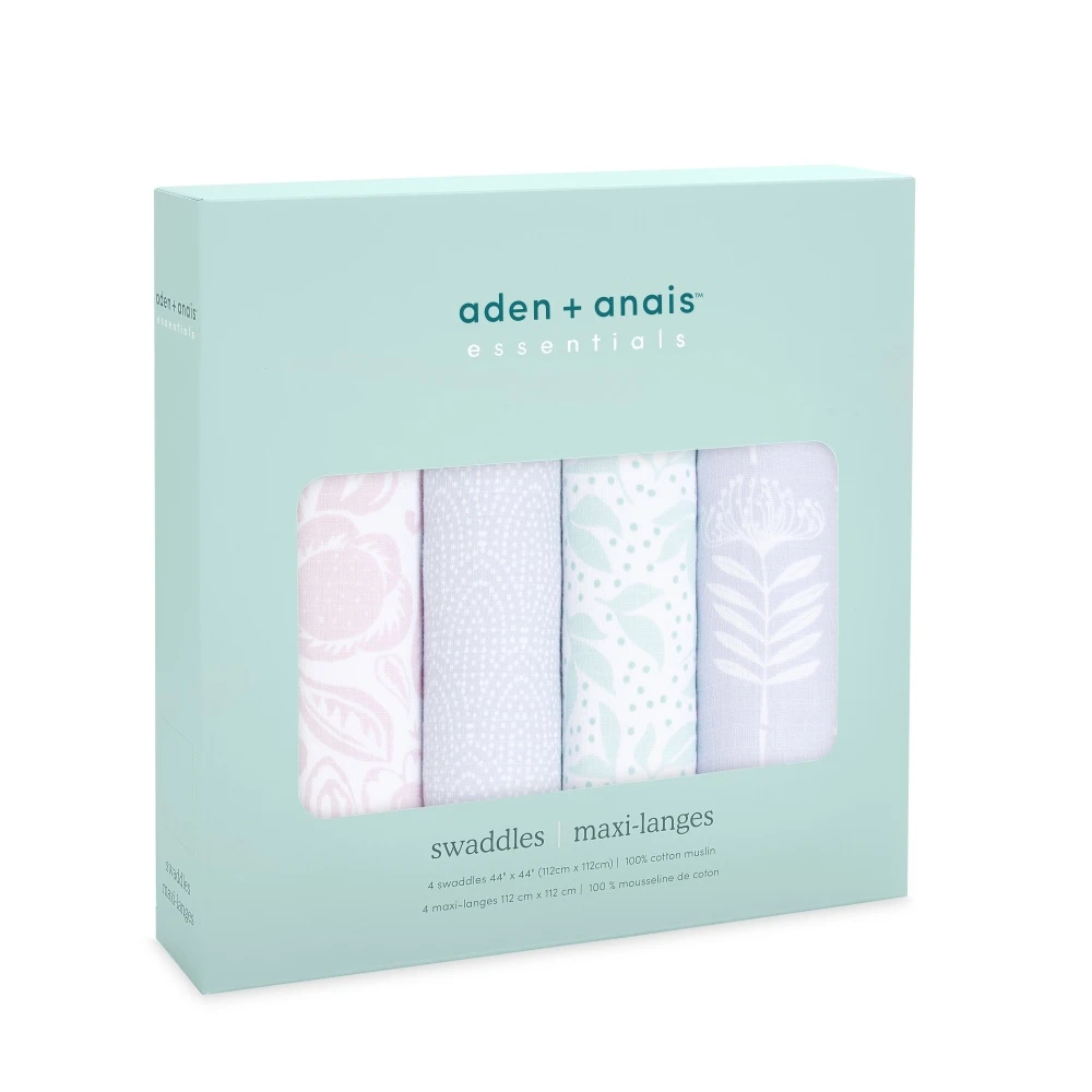 Lot De 4 Langes En Mousseline De Coton Damsel 3 Lot De 4 Langes En Mousseline De Coton Damsel – Image 3