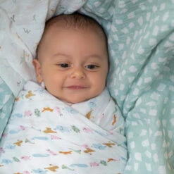 Lot De 4 Maxi-langes Alphabet Et Animaux 16 Lot De 4 Maxi-langes Alphabet Et Animaux -Allobébé ad121054989 6