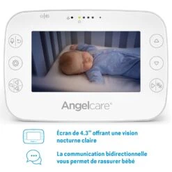 Angelcare Babyphone Bébé Vidéo Avec Détecteur De Mouvements Ac327 -Allobébé ag072204226 3
