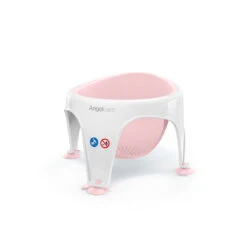 Angelcare Anneau De Bain Bébé Blanc/rose