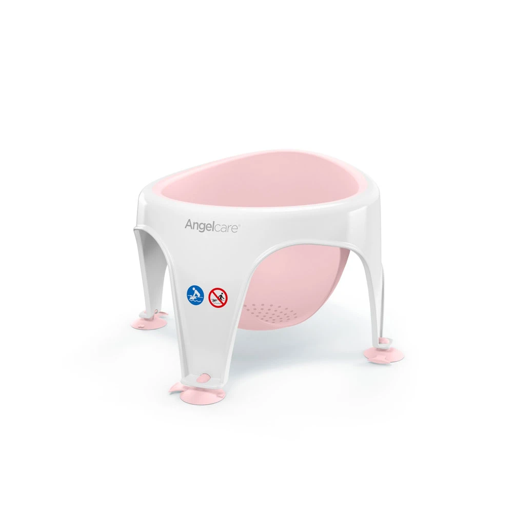 Angelcare Anneau De Bain Bébé Blanc/rose 1 Angelcare Anneau De Bain Bébé Blanc/rose