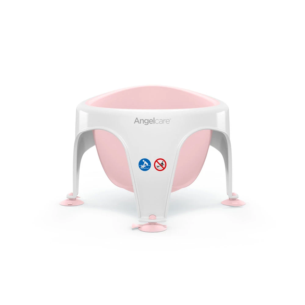 Angelcare Anneau De Bain Bébé Blanc/rose 2 Angelcare Anneau De Bain Bébé Blanc/rose – Image 2