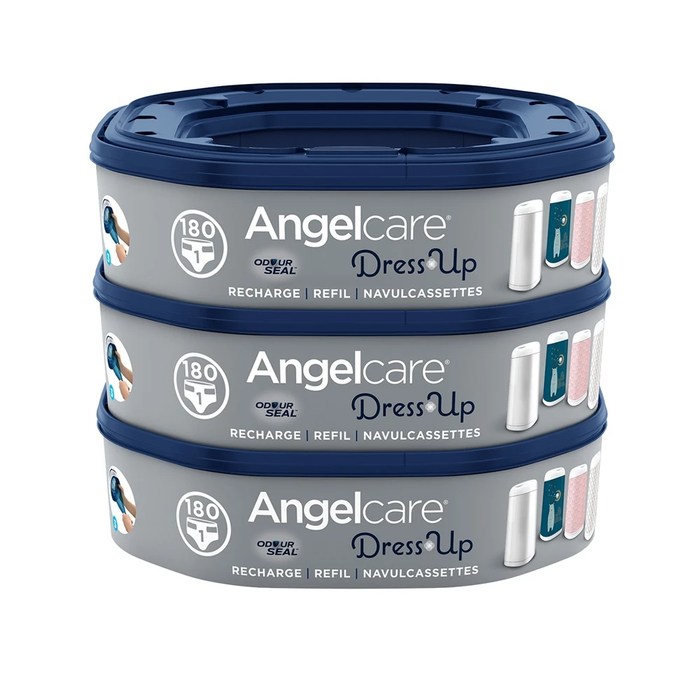 Angelcare Lot De 3 Recharges Octogonales Pour Poubelle Dress Up 1 Angelcare Lot De 3 Recharges Octogonales Pour Poubelle Dress Up
