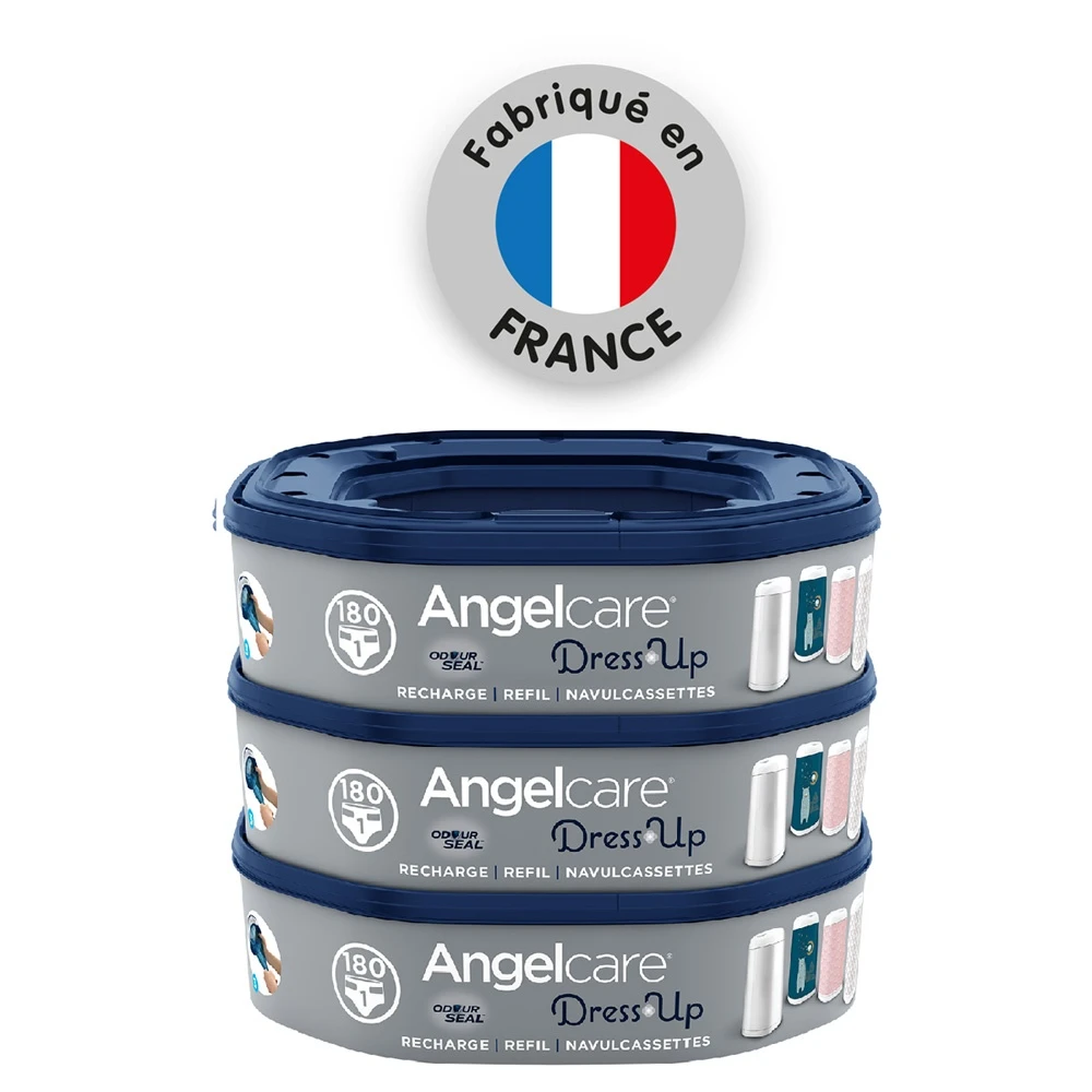 Angelcare Lot De 3 Recharges Octogonales Pour Poubelle Dress Up 3 Angelcare Lot De 3 Recharges Octogonales Pour Poubelle Dress Up – Image 3