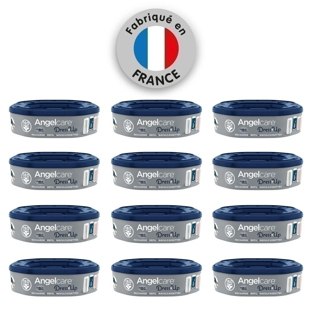 Angelcare Lot De 12 Recharges Octogonales Pour Poubelle Dress Up Ou Essential 2 Angelcare Lot De 12 Recharges Octogonales Pour Poubelle Dress Up Ou Essential – Image 2