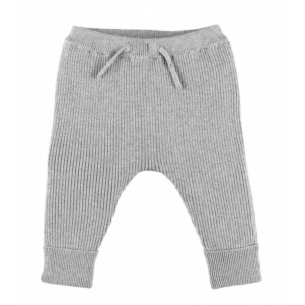 Legging Maille Gris Chiné 9 Mois 1 Legging Maille Gris Chiné 9 Mois