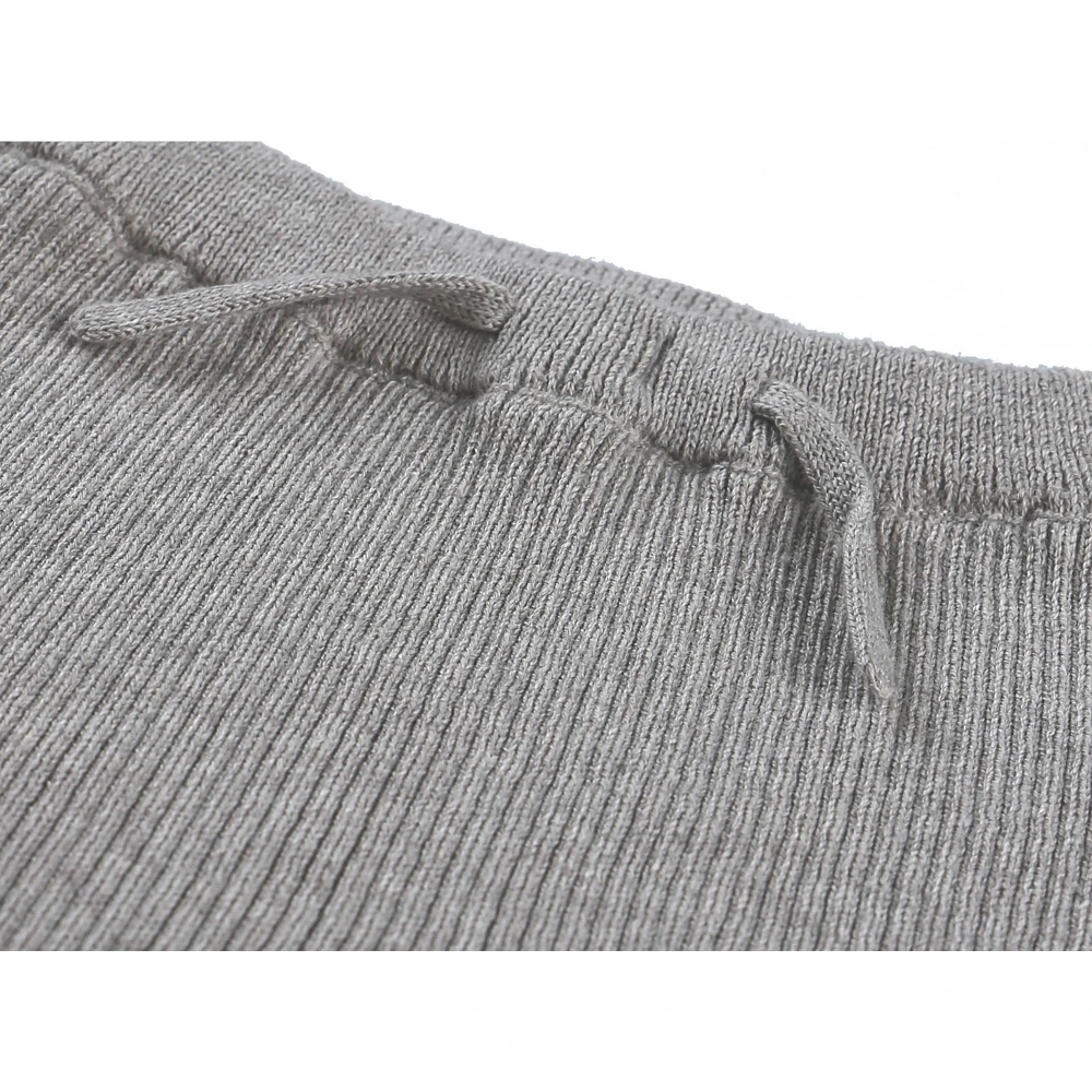 Legging Maille Gris Chiné 9 Mois 3 Legging Maille Gris Chiné 9 Mois – Image 3