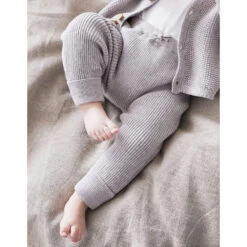 Legging Maille Gris Chiné 9 Mois 8 Legging Maille Gris Chiné 9 Mois -Allobébé am023100050 3