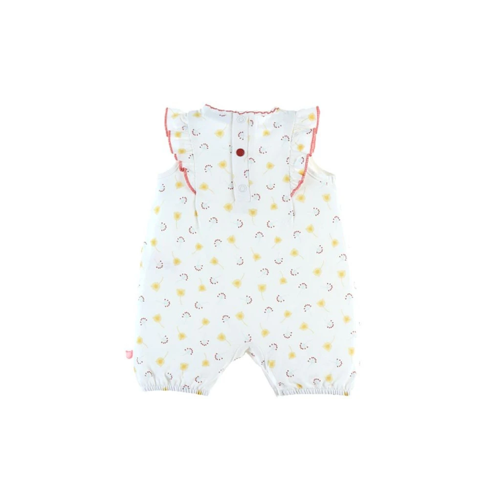 Pyjama Combishort été Coton Bio Fleuri 9 Mois 2 Pyjama Combishort été Coton Bio Fleuri 9 Mois – Image 2