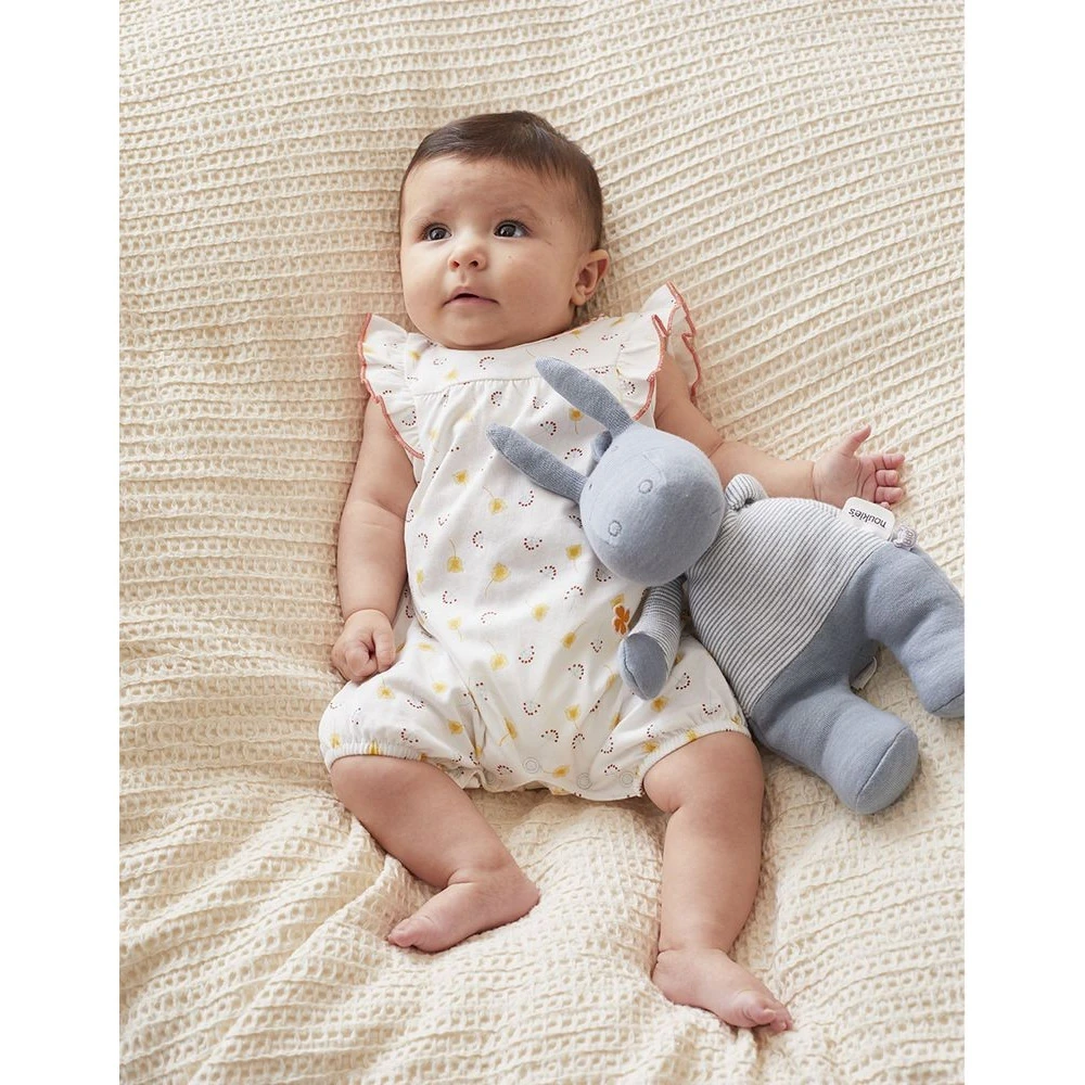 Pyjama Combishort été Coton Bio Fleuri 9 Mois 6 Pyjama Combishort été Coton Bio Fleuri 9 Mois – Image 6