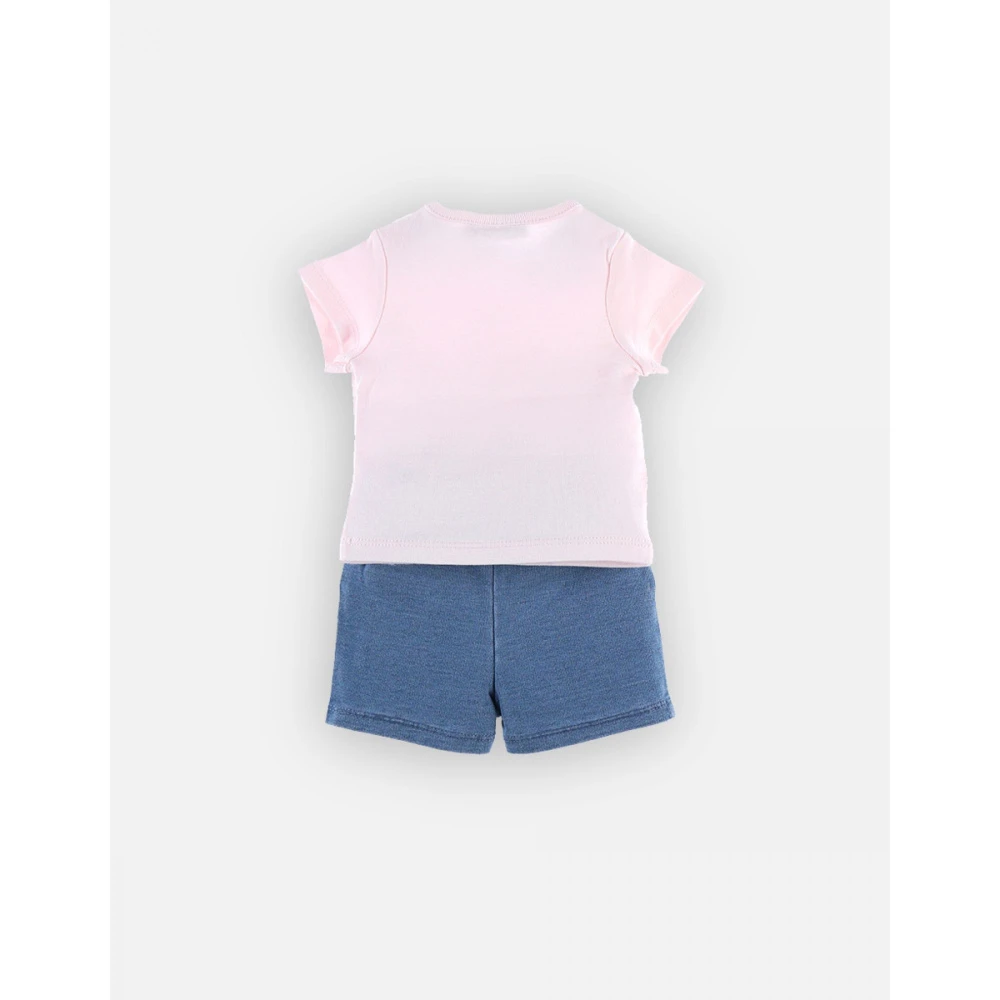 Ensemble Short Et Tee-shirt Rose - 6 Mois 2 Ensemble Short Et Tee-shirt Rose - 6 Mois – Image 2