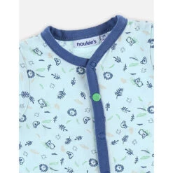 Pyjama En Jersey à Imprimé Bleu 3 Mois 7 Pyjama En Jersey à Imprimé Bleu 3 Mois -Allobébé am023105991 2