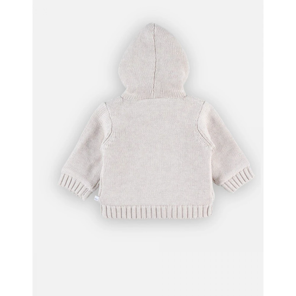 Mantelet En Tricot Beige 6 Mois 2 Mantelet En Tricot Beige 6 Mois – Image 2