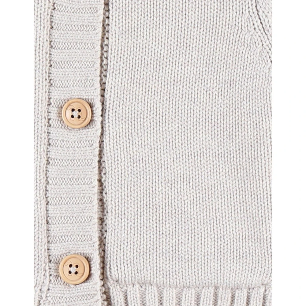 Mantelet En Tricot Beige 6 Mois 5 Mantelet En Tricot Beige 6 Mois – Image 5