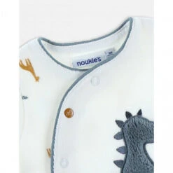 Pyjama Bébé En Velours Dinosaure - 0 Mois 8 Pyjama Bébé En Velours Dinosaure - 0 Mois -Allobébé am023109780 3