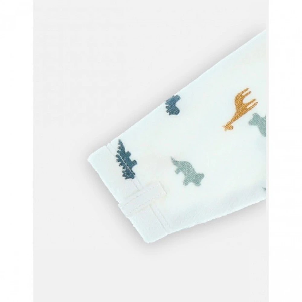 Pyjama Bébé En Velours Dinosaure - 0 Mois 5 Pyjama Bébé En Velours Dinosaure - 0 Mois – Image 5