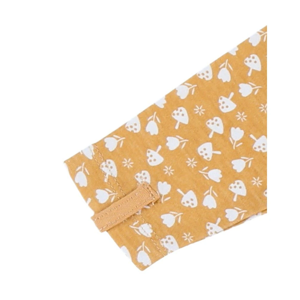 Pyjama 1 Pièce Fleuri En Jersey Moutarde 3 Mois 4 Pyjama 1 Pièce Fleuri En Jersey Moutarde 3 Mois – Image 4