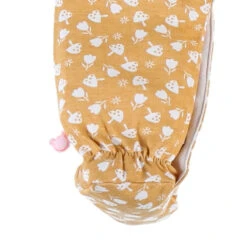 Pyjama 1 Pièce Fleuri En Jersey Moutarde 9 Mois -Allobébé am023109989 2