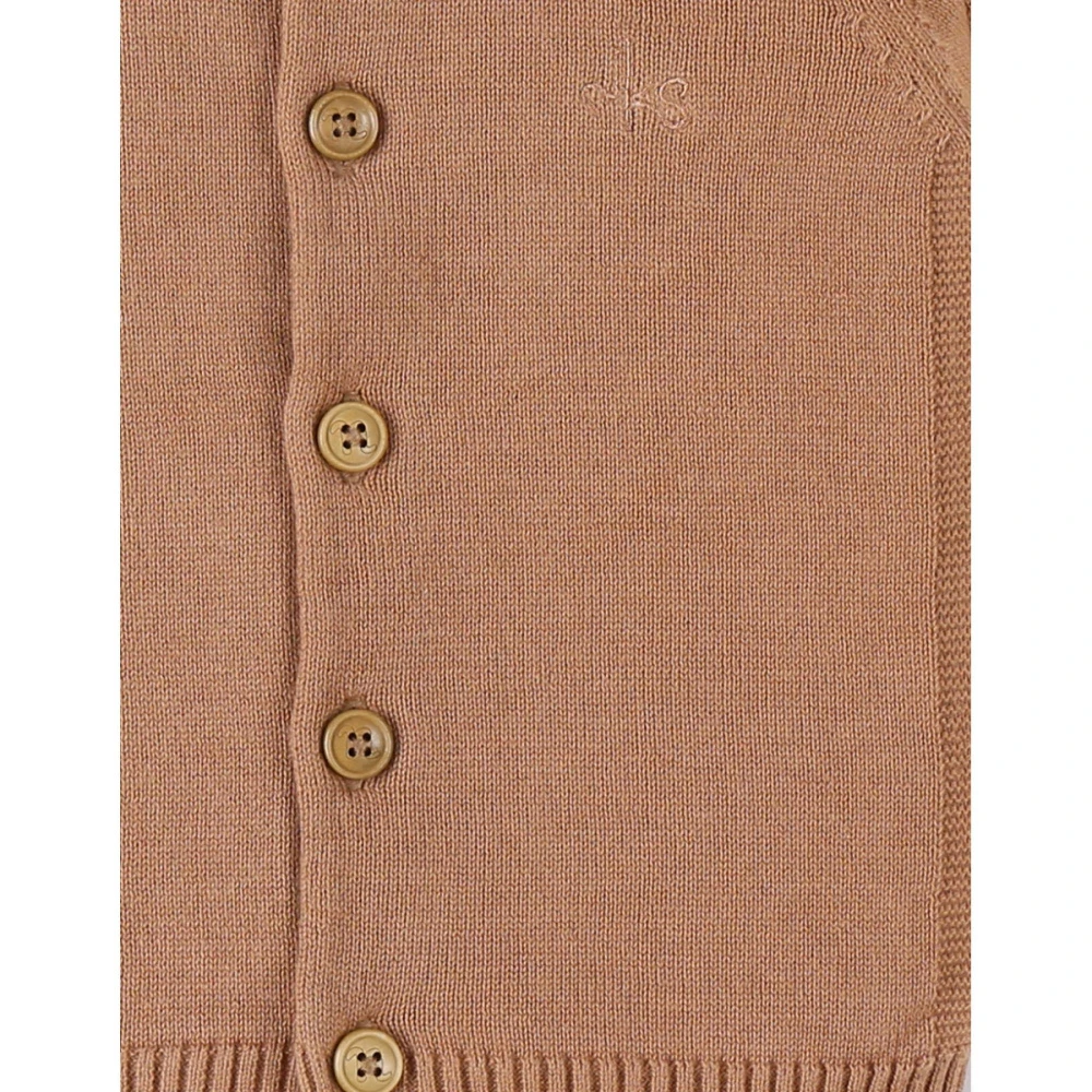 Gilet Maille Marron 9 Mois 2 Gilet Maille Marron 9 Mois – Image 2