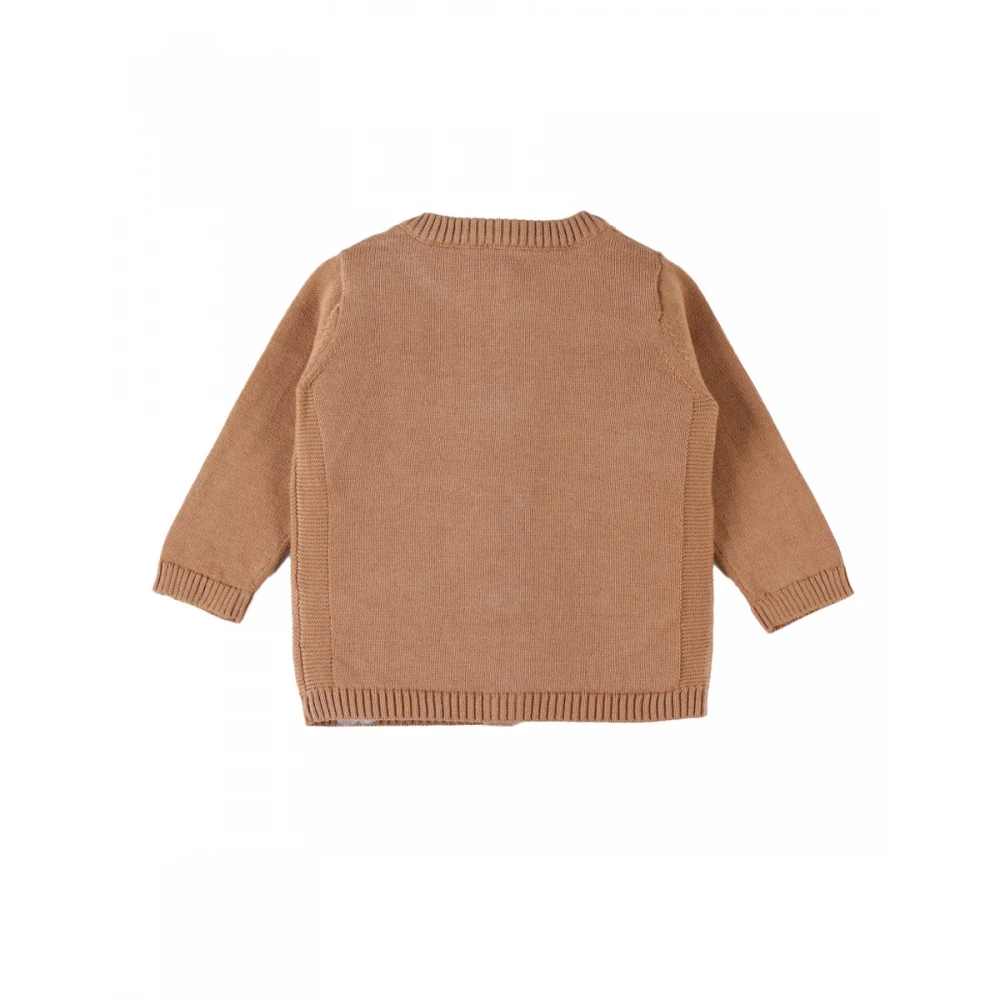 Gilet Maille Marron 12 Mois 3 Gilet Maille Marron 12 Mois – Image 3