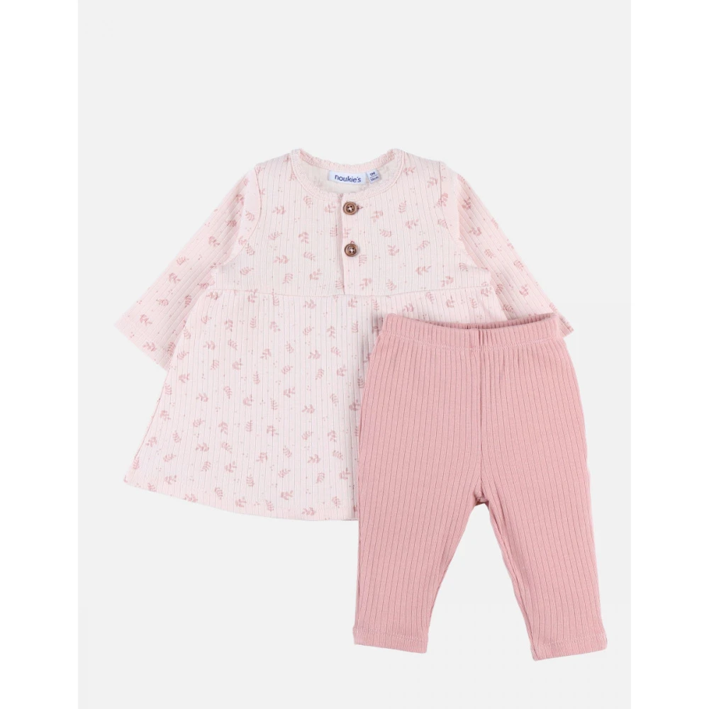 Robe Legging Fleurs Rose 6 Mois 1 Robe Legging Fleurs Rose 6 Mois