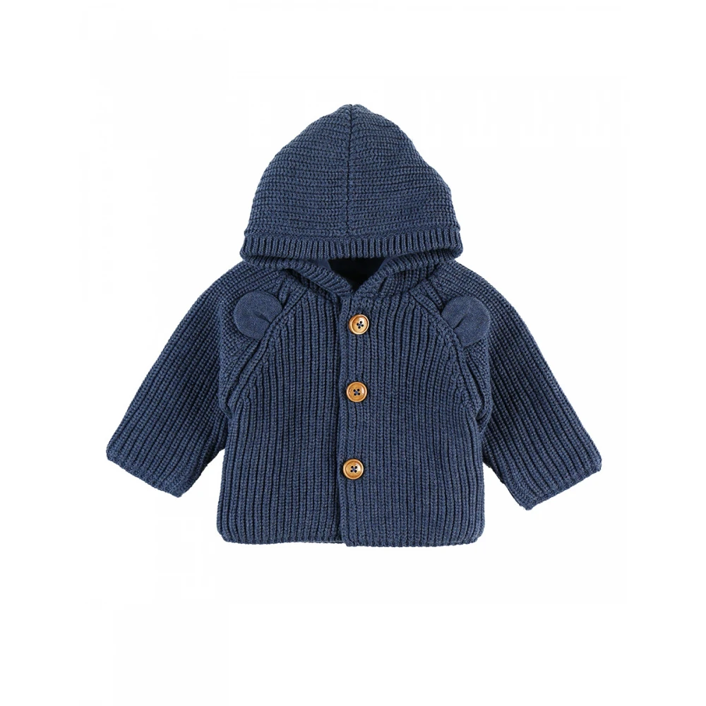 Gilet En Maille Navy 1 Mois 1 Gilet En Maille Navy 1 Mois