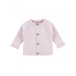 Gilet Maille Rose Pâle 1 Mois