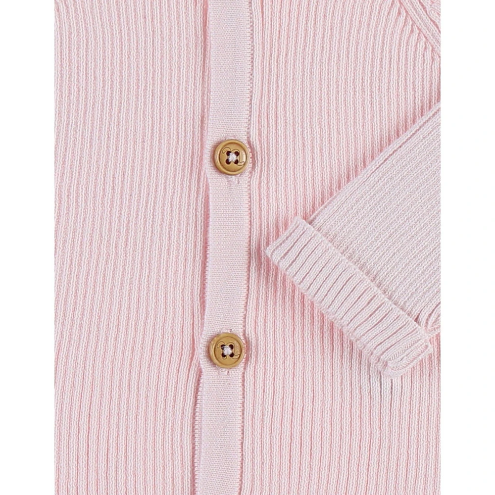 Gilet Maille Rose Pâle 1 Mois 4 Gilet Maille Rose Pâle 1 Mois – Image 4
