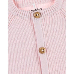 Gilet Maille Rose Pâle 1 Mois 9 Gilet Maille Rose Pâle 1 Mois -Allobébé am023184357 4