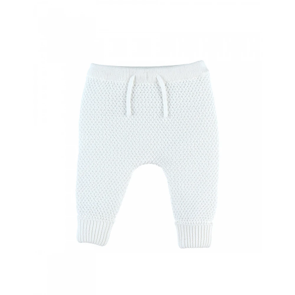 Pantalon Maille Blanc 3 Mois 1 Pantalon Maille Blanc 3 Mois