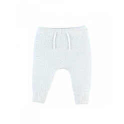 Pantalon Maille Blanc 6 Mois