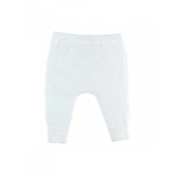 Pantalon Maille Blanc 6 Mois -Allobébé am023187051 3