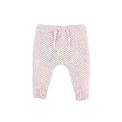 Pantalon Maille Rose Pâle 18 Mois
