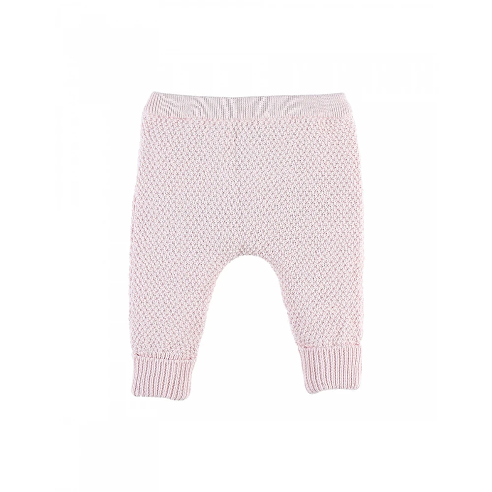 Pantalon Maille Rose Pâle 18 Mois 3 Pantalon Maille Rose Pâle 18 Mois – Image 3