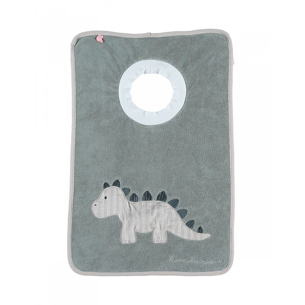 Bavoir Bébé Dinosaure Vert 1 Bavoir Bébé Dinosaure Vert