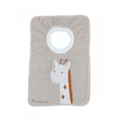 Bavoir Bébé Girafe Beige
