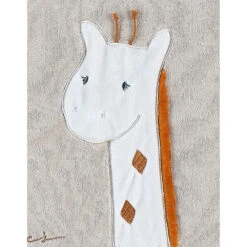 Bavoir Bébé Girafe Beige -Allobébé am051140557 3