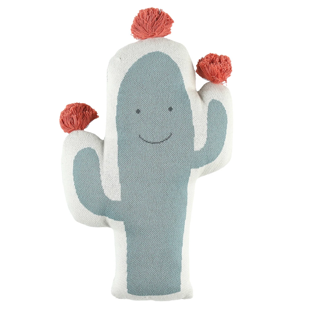 Coussin Cactus Jacquard Bio Moris Et Sacha 1 Coussin Cactus Jacquard Bio Moris Et Sacha