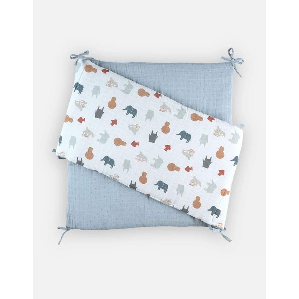 Tour De Lit Jungle En Mousseline De Coton Jungle 1 Tour De Lit Jungle En Mousseline De Coton Jungle