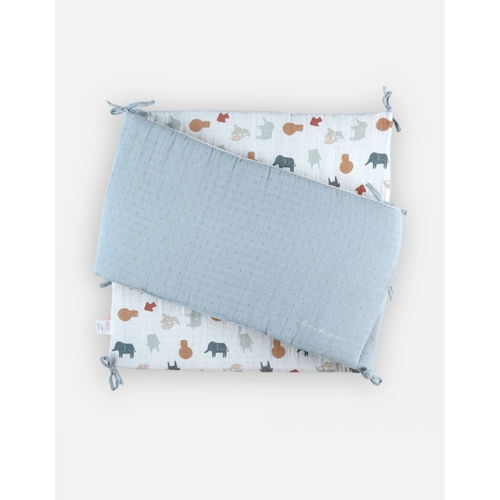 Tour De Lit Jungle En Mousseline De Coton Jungle 2 Tour De Lit Jungle En Mousseline De Coton Jungle – Image 2