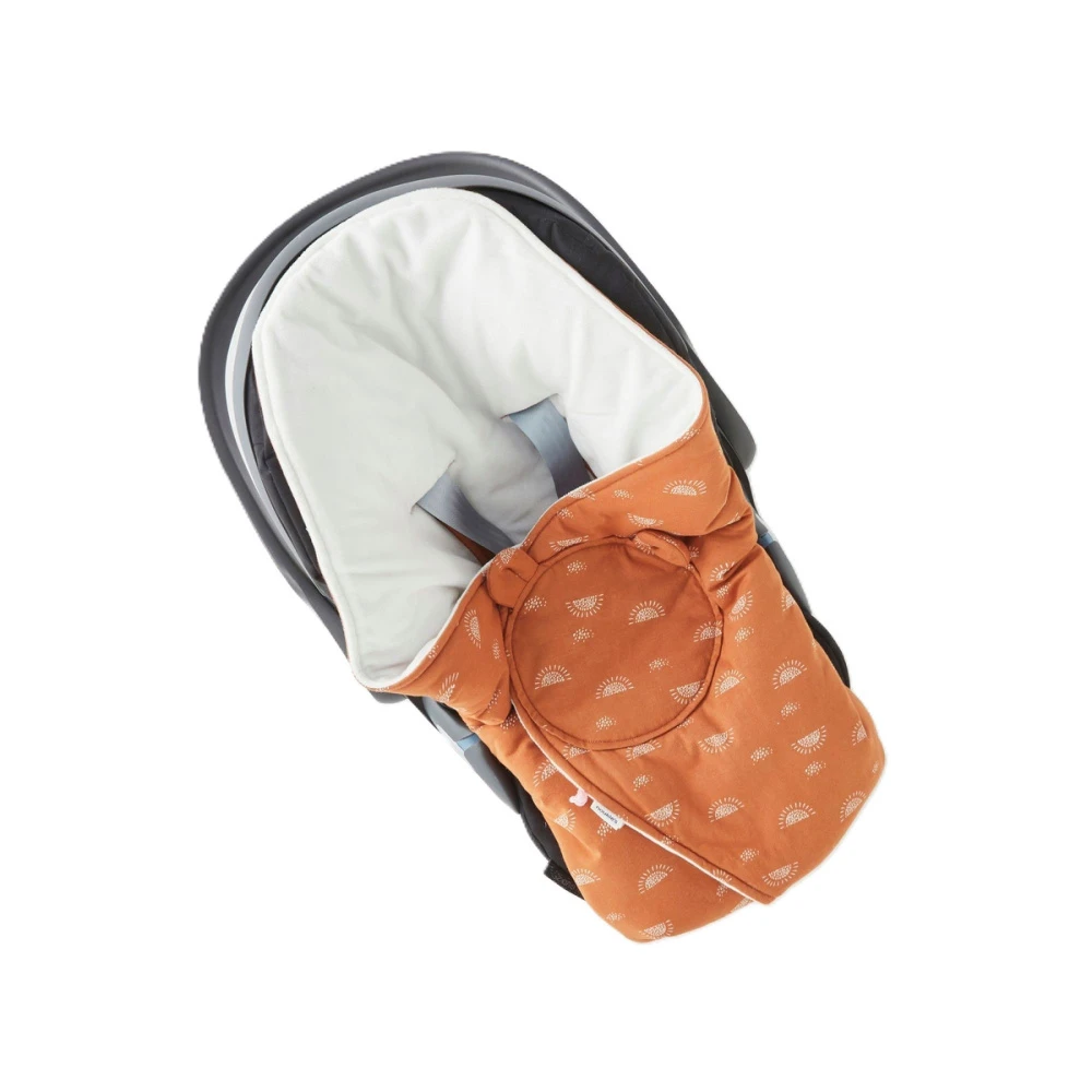 Couverture De Promenade 120 X 95 Cm En Jersey Marron 2 Couverture De Promenade 120 X 95 Cm En Jersey Marron – Image 2