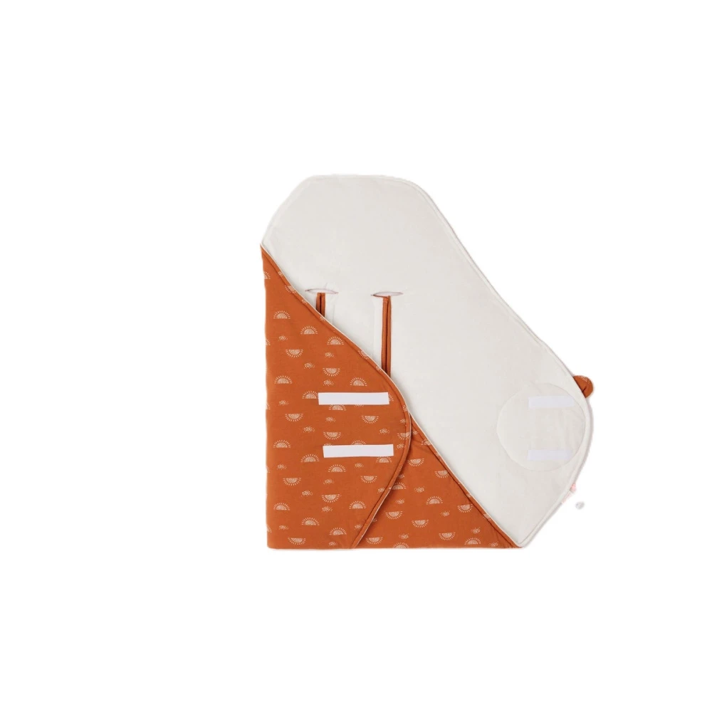 Couverture De Promenade 120 X 95 Cm En Jersey Marron 4 Couverture De Promenade 120 X 95 Cm En Jersey Marron – Image 4