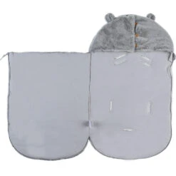 Nid D'ange Gris Clair Fausse Fourrure 11 Nid D'ange Gris Clair Fausse Fourrure -Allobébé am067627165 3