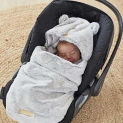 Nid D'ange Gris Clair Fausse Fourrure 15 Nid D'ange Gris Clair Fausse Fourrure -Allobébé am067627165 7