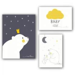 Lot De 3 Posters Timeless